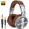 Oneodio Wired Headphones Professional Studio DJ Headphone With Microphone Over Ear Hi-Res Headset Monitoring For Music Phone