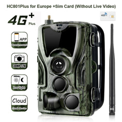 Free APP Trail Camera Cloud Service 4G Wildlife Hunting Surveillance Cellular Mobile 30MP 2K Wireless Cameras HC801Plus