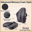 Memory Foam Seat Cushion Orthopedic Pillow Coccyx Office Chair Cushion Support Waist Back Pillow Car Seat Hip Massage Pad Sets