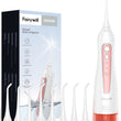 Fairywill Water Flossers for Teeth 300ML Oral Irrigator Rechargeable Portable Dental 3 Modes Water Tank Waterproof Teeth Cleaner