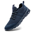 Men's Casual Sport Shoes Light Sneakers White Outdoor Breathable Mesh Fashion Black Running Shoes Athletic Jogging Tennis Shoes