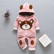 Fashion Baby Boys Clothes Autumn Winter Warm Baby Girls Clothes Kids 3pcs Outfits Suit Newborn Baby Clothes Infant Clothing Sets