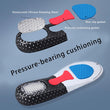 Silicone Sport Insoles Orthotic Arch Support Sport Shoe Pad Running Gel Insoles Men Women Orthotic Breathable Running Cushion