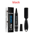 Beard Brush Filler Pencil Enhancer Lasting Thicker Moustache Shaping Tool Waterproof Beard Pen And Beard Brush