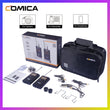 Comica CVM-WM100 UHF 48 Channels Wireless Lavalier Lapel Microphone System for Canon Nikon Sony DSLR Cameras/Smartphones